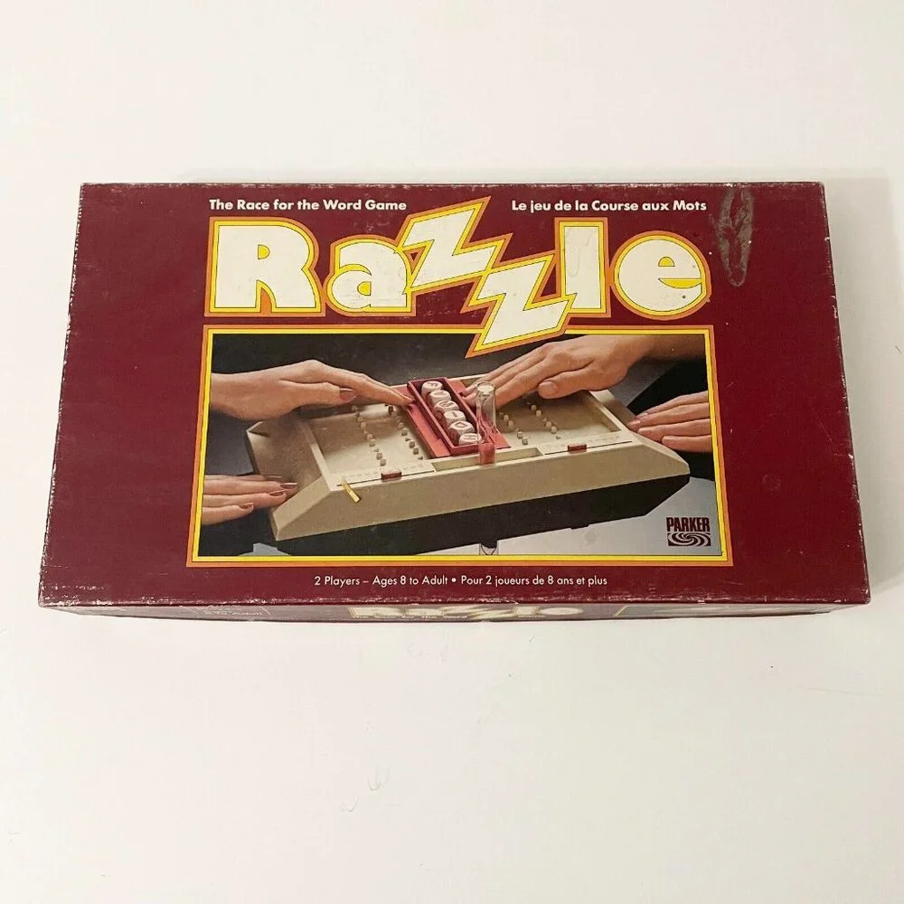 Vintage 1981 Razzle Board Game Parker Brothers Complete